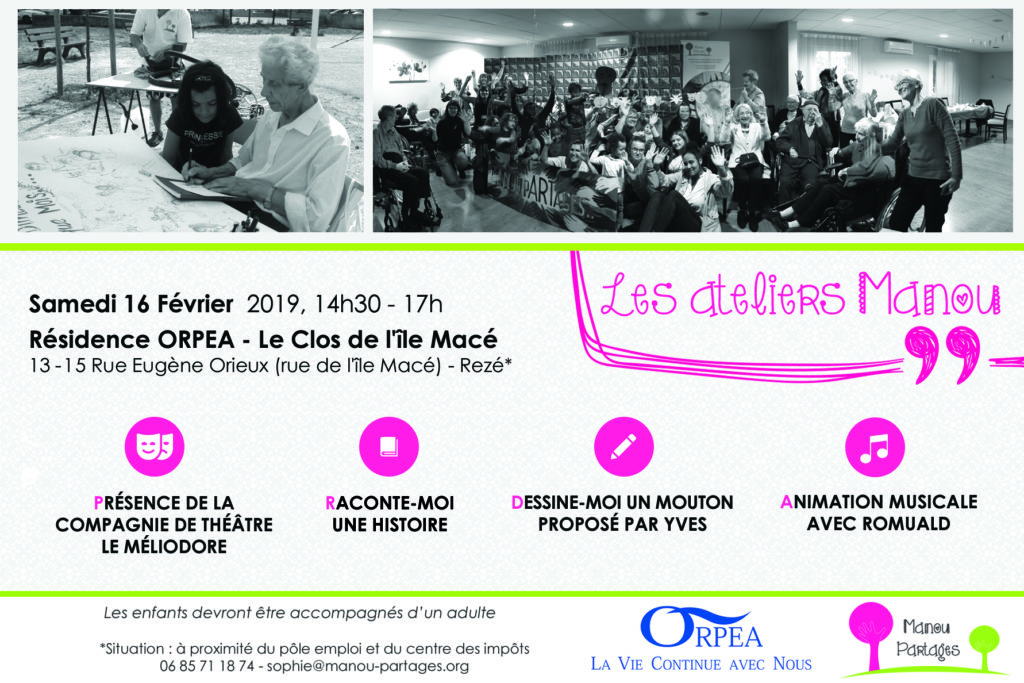 Les Ateliers Manou ORPEA 16/02/2019